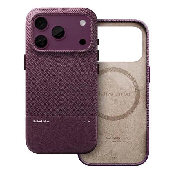 Native Union iPhone 18 Pro Max ケース RECLASSIC CASE MagSafe対応 BURGUNDY