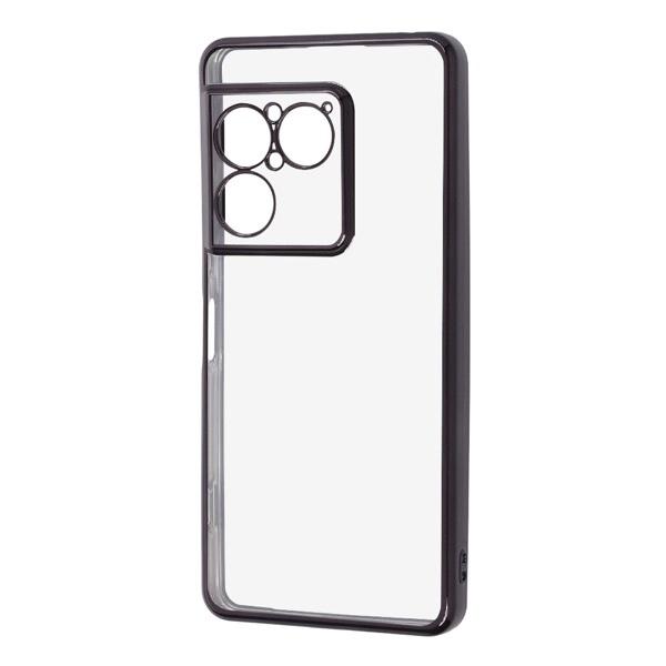 Ray Out レイアウト Xperia 1 VIII ソフトケース 精密設計 フレームメッキ ブラック RT-RXP26H1PFC2/BM