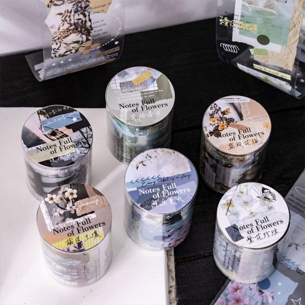 コラージュ 素材 マスキングテープ マステ 英字 写真 おしゃれ