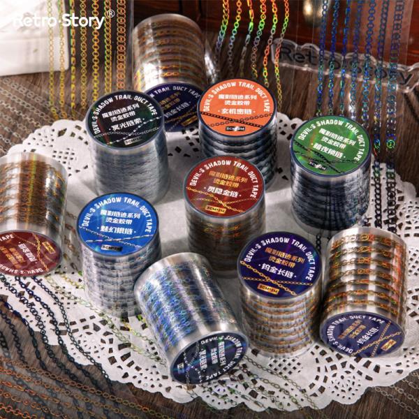 海外マスキングテープ巻売り チェーン 人物マスキングテープ 装飾マステ ec-memento_mt499