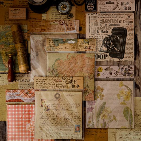 0823b アンティーク ポートレート 写真 ジャンクジャーナル コラージュ