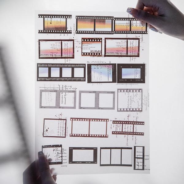 フランスヴィンテージ35㎜ネガフィルム　衣服　 Parisジャンクジャーナル素材 フランスヴィンテージ35㎜ネガフィルム 衣服 Parisジャンク