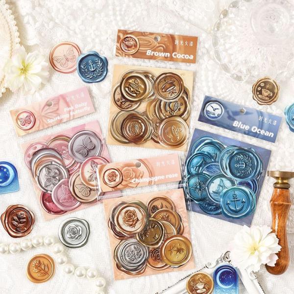 ✩.*˚シーリングワックスシール ✩.*˚ 匿名配送 封蝋ステッカー  49 ✩.*˚シーリングワックスシール ✩.*˚ 匿名配送 封蝋ステッカー 49 10