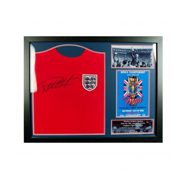 Sir Ec Signed Geoff Framed Fa Hurst England その他サポーターグッズ Shirt イングランドfa卿 ジェフ ハースト署名付きシャツ