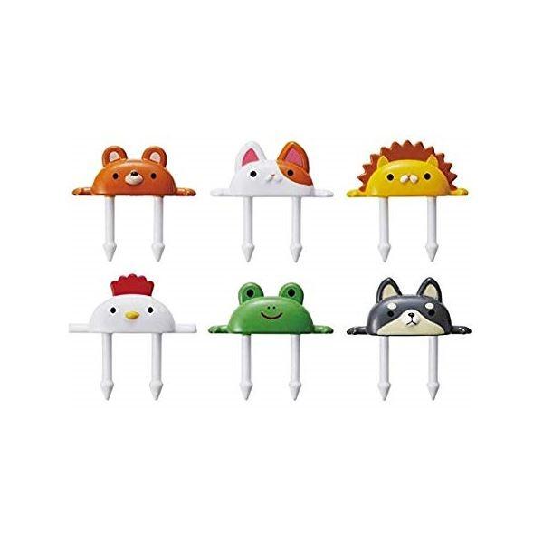 まとめ キャラ弁 アウトドア 釣り 旅行用品 6本入り バーベキュー 調理用品 デコ弁 お弁当グッズ 調理グッズ Ds まとめ Mama S 600個セット のっかりアニマルピック 飾り串 Assist