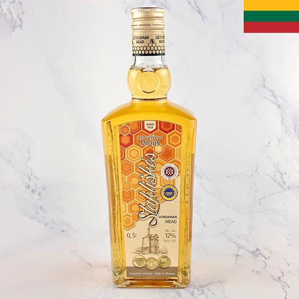 Lietuviskas Midus リエトヴィシュカス・ミドゥススタクリシュケス ミード はちみつ酒 500ml世界最古のはちみつのお酒「ミード」！ハネムーンの語源になったお酒としても有名。リトアニア産蜂蜜の甘さと酸味のアクセントが特徴のス...