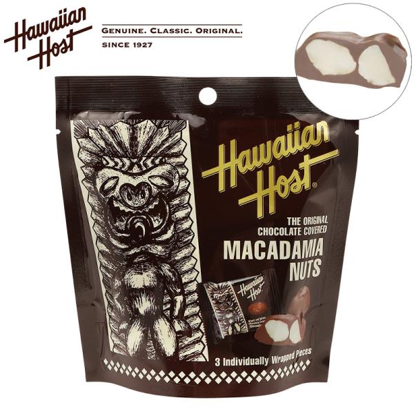 Hawaiian Host ハワイアンホーストマカダミアナッツチョコレートTIKI プチパック1袋あたり3粒入り36g 個包装 スタンドバッグ 海外 輸入菓子 夏季クール定番マカデミアナッツチョコが個包装3粒入り！いつでも新鮮な美味しさを保...