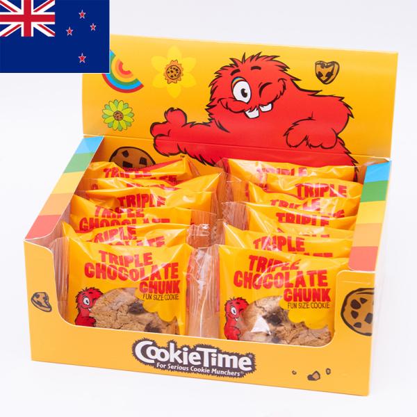 Cookie Time クッキータイム 20g×16枚セット トリプルチョコレートチャンク 個包装 ニュージーランドみやげ 輸入菓子