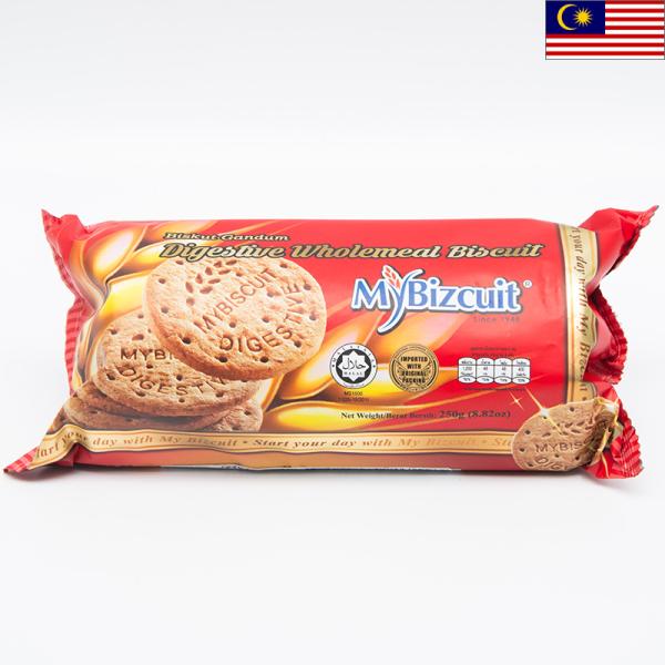 MYBizcuit マイビスケットダイジェスティブ オリジナル 250g×3袋セット(計750g) お菓子 ハラール 全粒粉 スナック マレーシア土産ダイジェスティブはマレーシア国内で70年以上愛されているビスケットのベストセラーシリーズで...