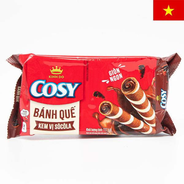 KINH DO - COSY キンドー コージーウエハースロール チョコレート味 117gウェハースロール ロールクッキー シガール ベトナムみやげ ベトナム土産東南アジアで有名なCOSYのサクサクなロールウエハース。筒状の形状かつパイ生地...