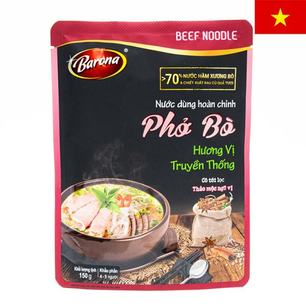 Barona バロナ牛肉フォースープ 150g 4-5人前 希釈用フォー用ビーフスープ ライスヌードル用スープ VIETNAM ベトナムみやげ ベトナム土産 海外おみやげ本格的なビーフフォーの素は、本場ベトナムの味を手軽に楽しめる逸品です。...
