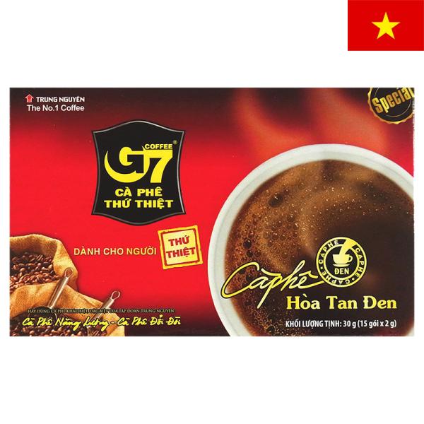 チュンゲン G7 インスタントブラックコーヒー 1箱15袋入り30g VIETNAM 粉 即席 個包装 ベトナムみやげ ベトナム土産 海外おみやげ