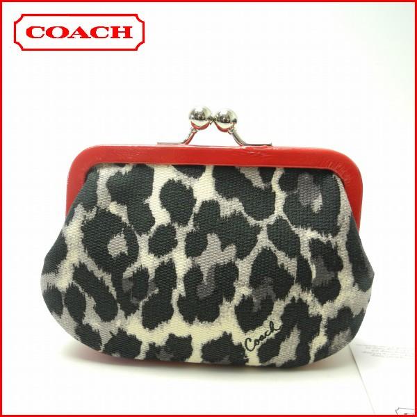 コーチcoach財布がま口財布パーカーオセロットプリントフレーム小銭入れレディース財布新作65369 65369bk E Shopキャリオール 通販 Yahoo ショッピング