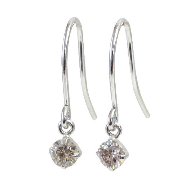 pt900 ダイヤモンドピアス　重量1.2g 査定&クリーニング済 楽天市場】再入荷 選べるK18YG or Pt900【1.00ct】ダイヤモンド 一粒