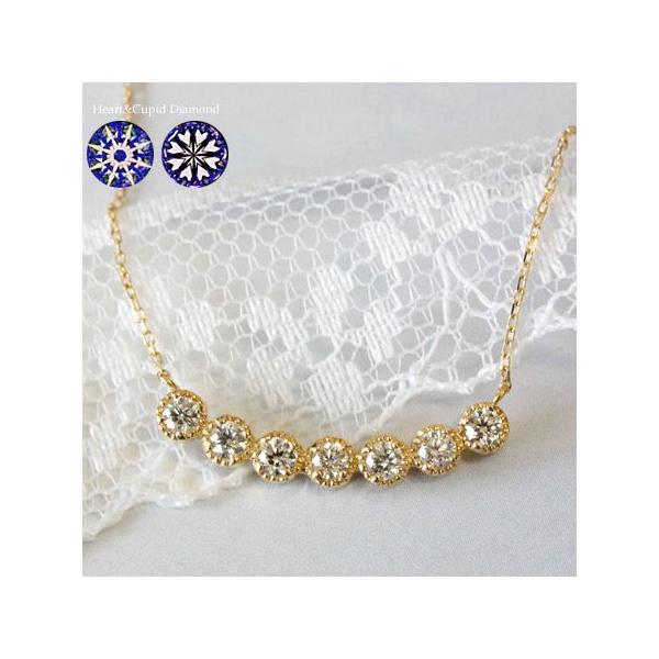 �l�b�N���X ���f�B�[�X 18�� 18k K18 �_�C�������h �_�C�� H��C ���C���l�b�N���X 7�|�C���g 0.3ct �J���b�g