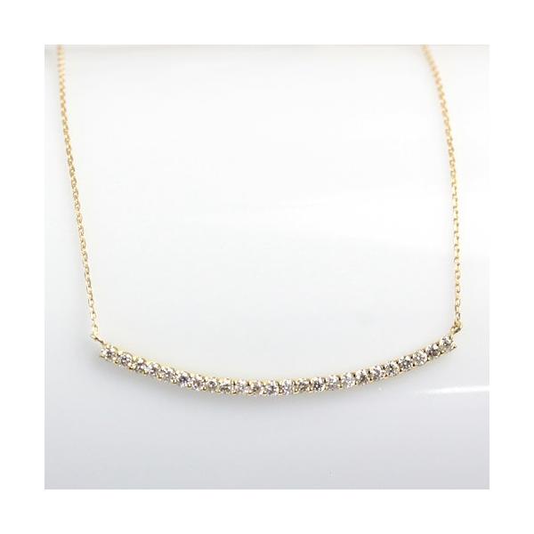 K18 ダイヤモンド　ラインネックレス　0.3カラット 楽天市場】【15周年特別価格】ダイヤモンド ラインネックレス