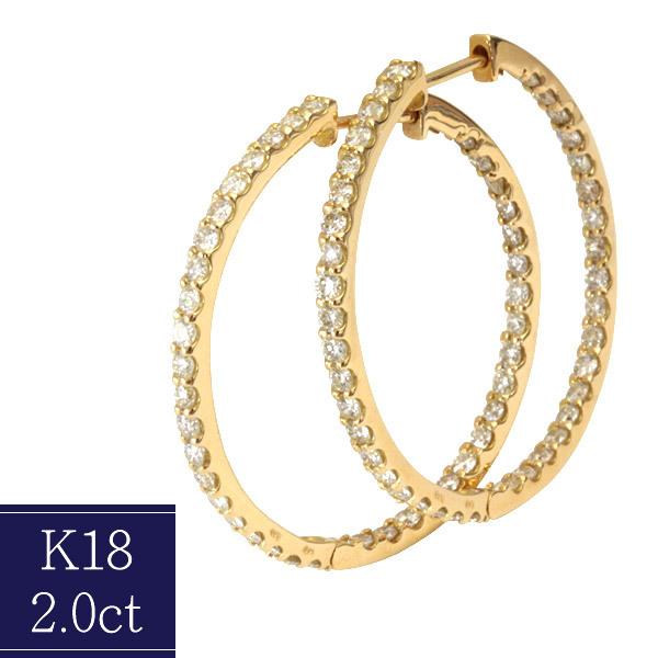 フープピアス 18k 大きめ フ ピアス ダイヤモンド レディース 18 フープピアス 18k 大きめ フ ピアス ダイヤモンド レディース 18