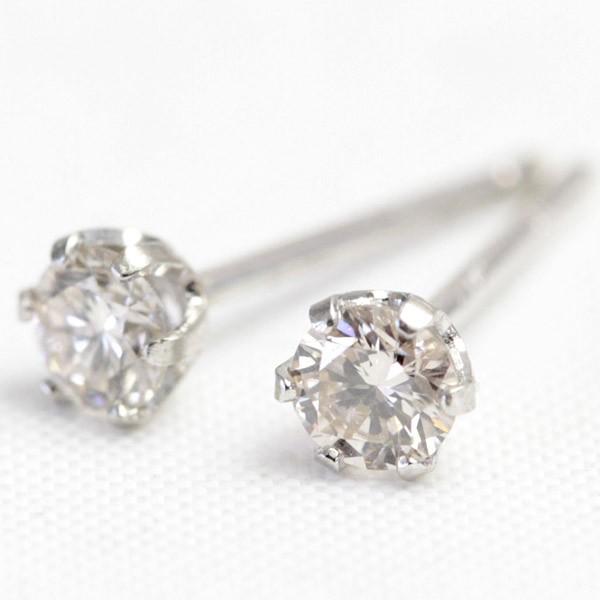 ダイヤモンド ピアス 一粒 プラチナ Pt900 レディース 計0.2ct ダイヤモンド ピアス 一粒 プラチナ Pt900 レディース 計0.2ct