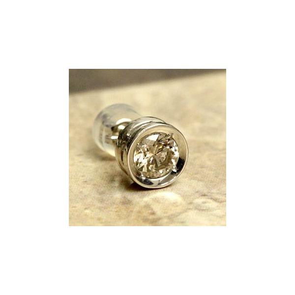ピアス ダイヤモンド 一粒 18金 18k K18 ゴールド シャンパン ピアス ダイヤモンド 一粒 18金 18k K18 ゴールド シャンパン