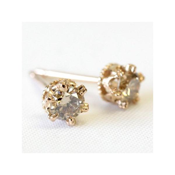 ピアス ダイヤモンド レディース 18金 18k K18 ゴールド ダイヤピアス