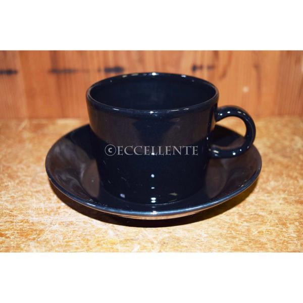 アラビア　ティーマ　ブラック　カップソーサー