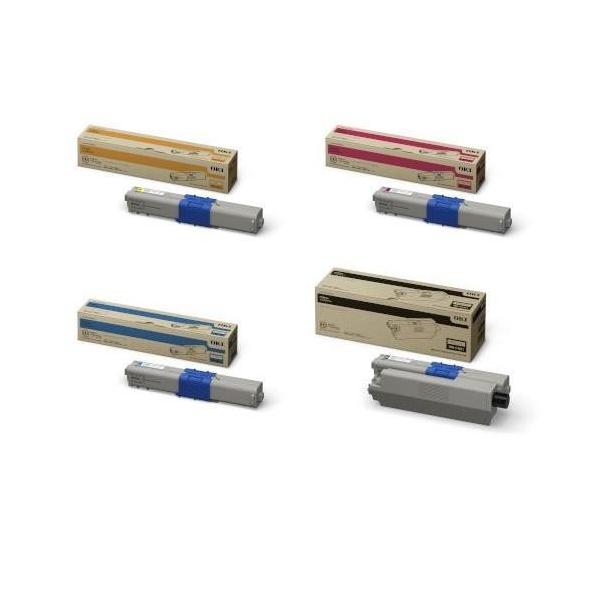 沖データ OKI 4色セット TNR-C4J1 純正 トナーカートリッジ : EC