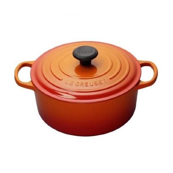 ル・クルーゼ シグニチャー ココット・ロンド 24cm [オレンジ