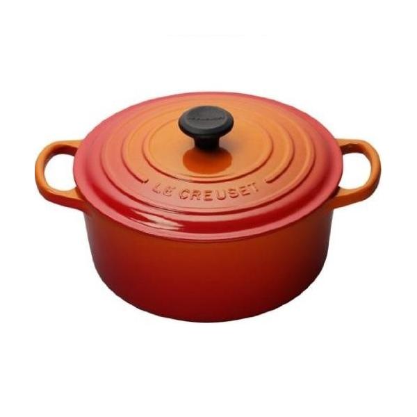 ル・クルーゼ シグニチャー ココット・ロンド 18cm [オレンジ