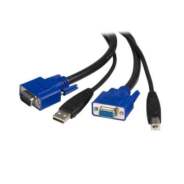 StarTech(X^[ebN) SVUSB2N1_6 ubN KVMP[u 1.8m