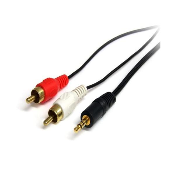 StarTech(X^[ebN) MU3MMRCA I[fBIP[u 91cm 3.5mm - 2x RCA