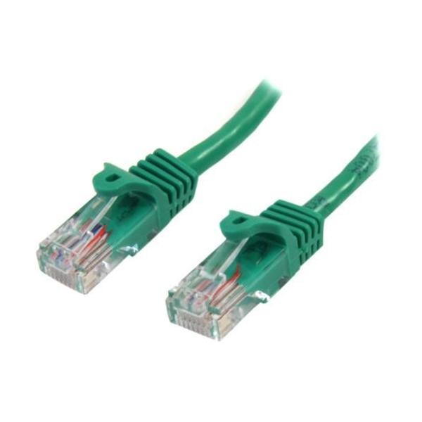 StarTech(�X�^�[�e�b�N) 45PAT50CMGN 0.5m Cat5e LAN�P�[�u�� �ܐ܂�h�~ �O���[��