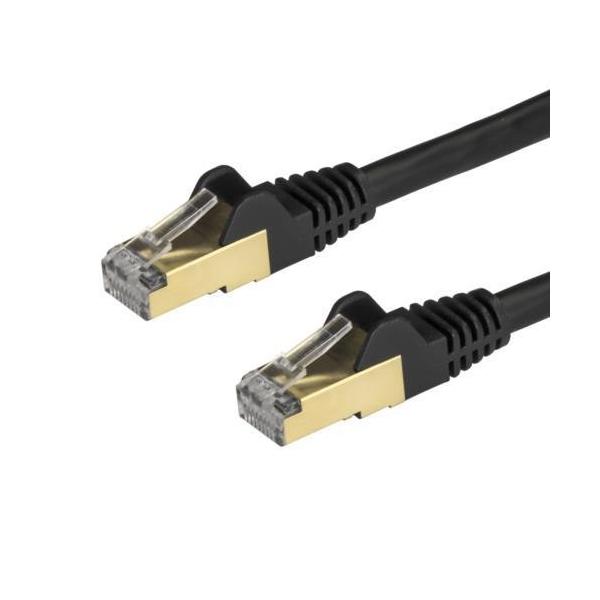 StarTech(X^[ebN) 6ASPAT2MBK ubN Cat6AΉLANP[u 2m STPP[u