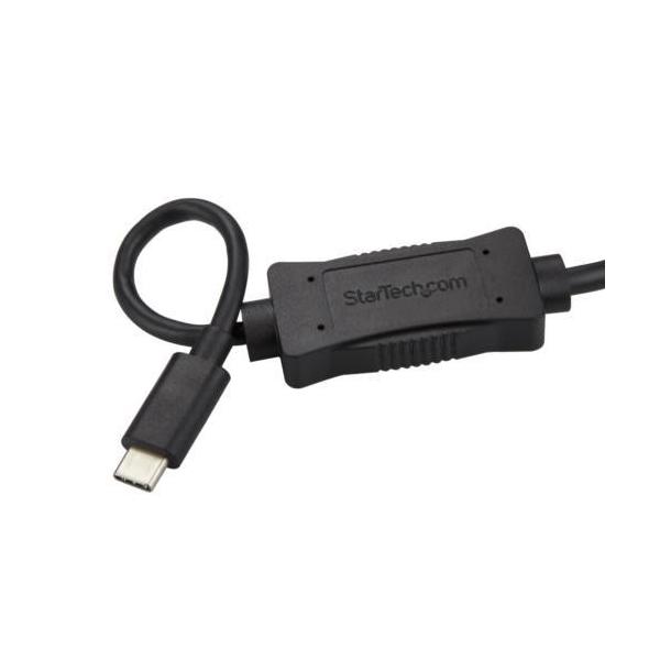 StarTech(�X�^�[�e�b�N) USB3C2ESAT3 �u���b�N USB-C - eSATA �P�[�u�� USB 3.0 1m