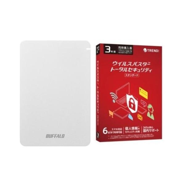 バッファロー(BUFFALO) HD-PGF4.0U3-GWHA 4TB + ウイルスバスター TSS