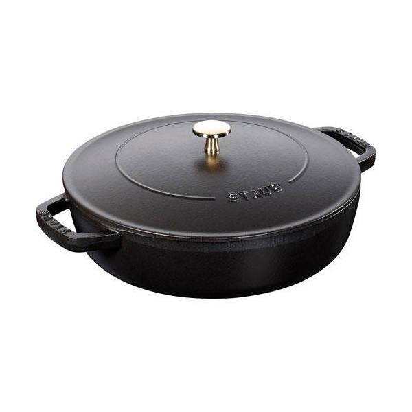 人気✨STAUB ストウブ ニダベイユソテーパン24cm BLACK ストウブ STAUB 24cm ブレイザー」の人気商品一覧 | 安い商品を通販
