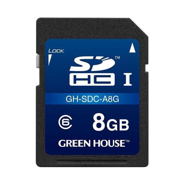 GREEN HOUSE(O[nEX) GH-SDC-A8G SDHCJ[h 8GB CLASS6