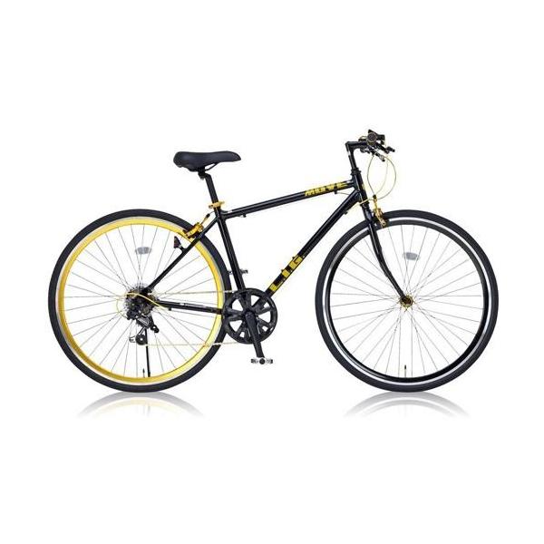 LIG(���O) LIG MOVE 700C �N���X�o�C�N �V�}�m7�i�ϑ� �u���b�N