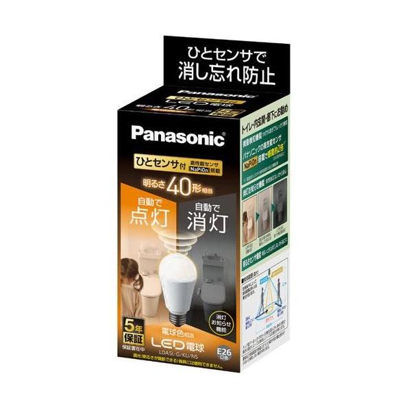 pi\jbN(Panasonic) LEDd ЂƃZT^Cv dF E26 40W` 485lm LDA5LGKUNS
