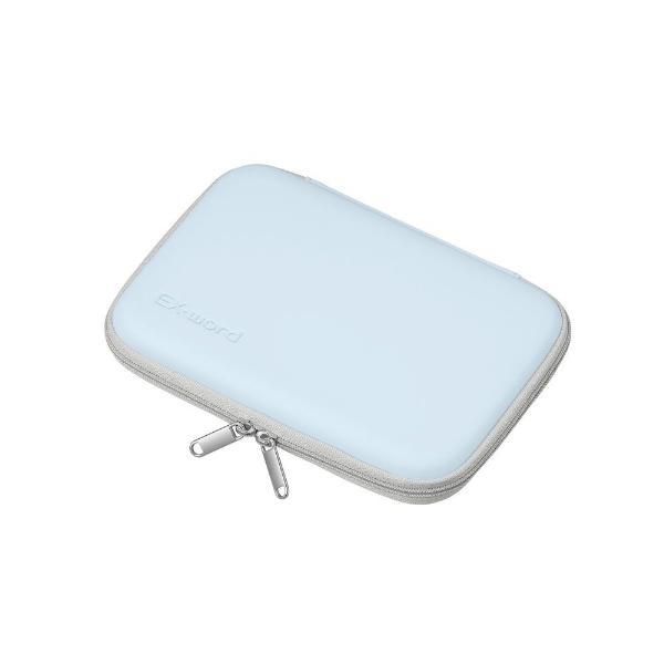 カシオ エクスワード用ケース セミハードカバータイプ(ブルー) CASIO EX-word XD-CC2402BU 返品種別A