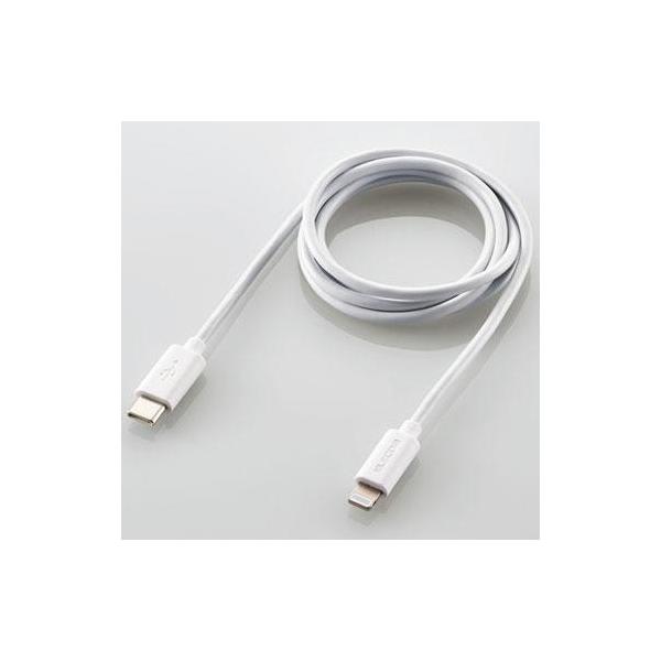 GR(ELECOM) MPA-CL10WH zCg USB-C to LightningP[u 1m