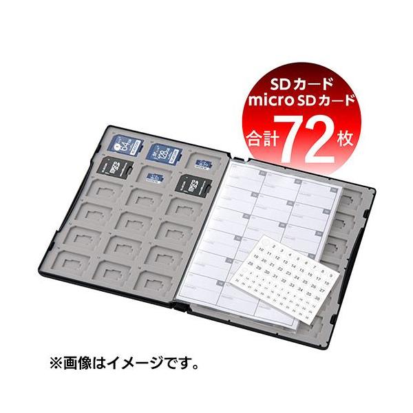 GR(ELECOM) CMC-SDCDC02BK ubN SD&amp;microSDJ[hP[X DVDg[P[XTCY