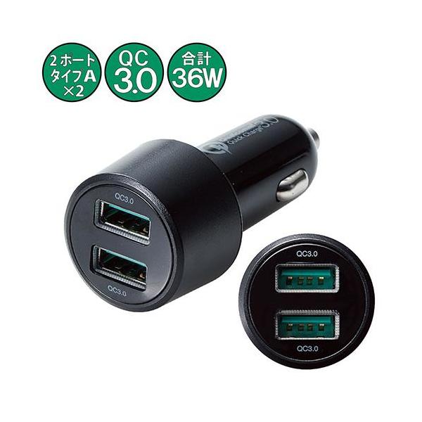 GR(ELECOM) MPA-CCUQ05BK ubN ԍڏ[d Quick Charge3.0E36WE2|[g