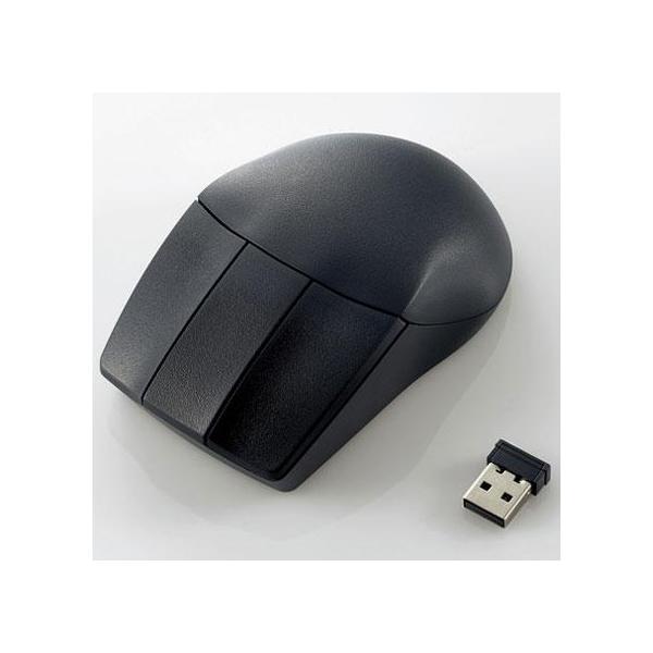 �G���R��(ELECOM) M-CAD01DBBK �u���b�N USB BlueLED�}�E�X 3�{�^��