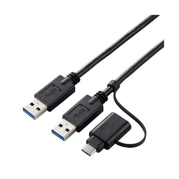 GR(ELECOM) UC-TV6BK ubN Type-CϊA_v^tNP[u USB3.0 1.5m