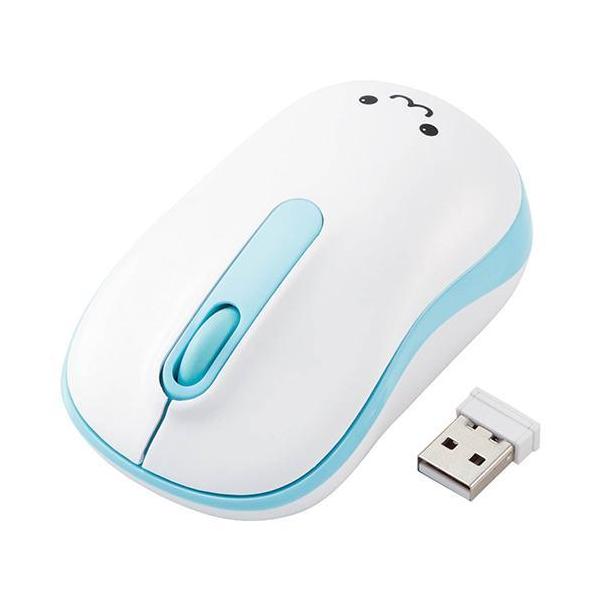 �G���R��(ELECOM) M-DY11DRSKBU �u���[ �R�� ���C�����X�É����w���}�E�X M�T�C�Y 3�{�^��