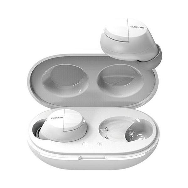 �G���R��(ELECOM) LBT-TWS12WH �z���C�g ���S���C�����XBluetooth�w�b�h�z��