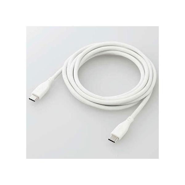 �G���R��(ELECOM) MPA-CCSS20WH �z���C�g �Ȃ߂炩USB Type-C�P�[�u�� 2m