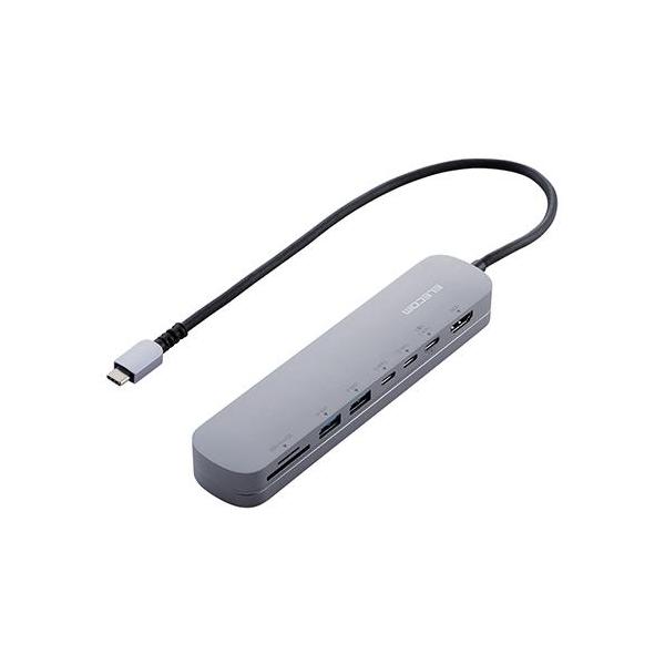 エレコム(ELECOM) DST-C22SV(シルバー) USB Type C ドッキング