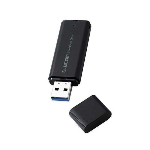 エレコム(ELECOM) ESD-EMC1000GBK ブラック SSD 外付け 1TB USB3.2
