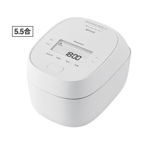 パナソニック(Panasonic) SR-N610E-W ホワイト Wおどり炊き 可変圧力IHジャー炊飯器 5.5合炊き